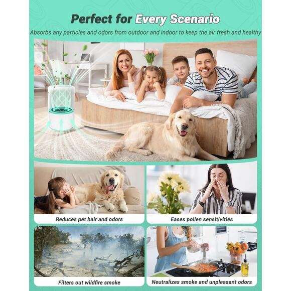 2025 Upgraded 2 Pack Core 300s Pet-Enhanced Filter for Levoit Core 300 Core 300s - Picture 4 of 5